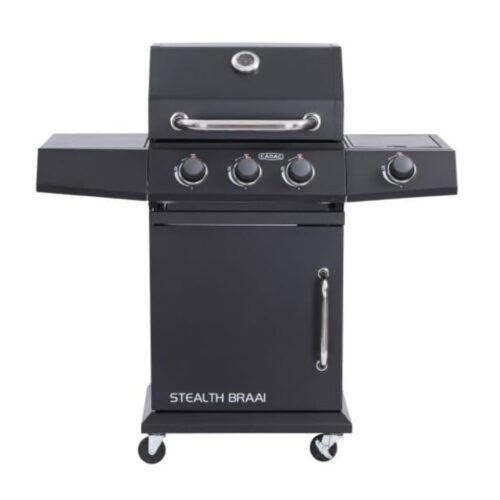 Cadac Stealth 3 Burner Gas Braai With Side Burner